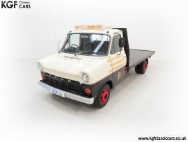 A  Spudtacular Mk1Transit Flatbed Truck, Beige, £ 14,995