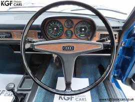 A UK RHD Audi 100 LS, Delft Blue, £ 18,695