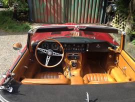 Series 1 e type convertible , Red , £ 75,000