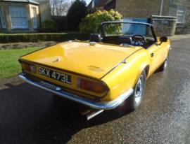 1973 Triumph Spitfire  1300 O/Drive , Yellow, £ 6,995