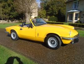 1973 Triumph Spitfire  1300 O/Drive , Yellow, £ 6,995