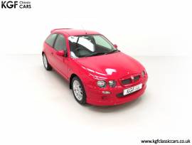 A Sporting MG ZR with Just 30,501 Miles, Solar Red, £ 4,995