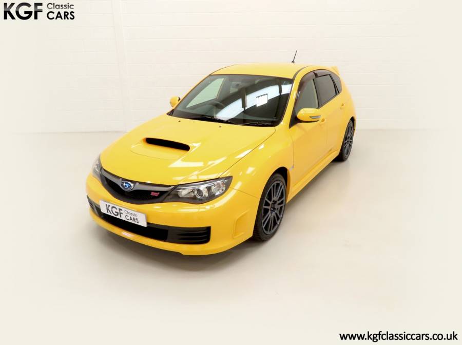 A Subaru Impreza WRX STI Spec C in Sunrise Yellow, Sunrise Yellow, £ 22,995