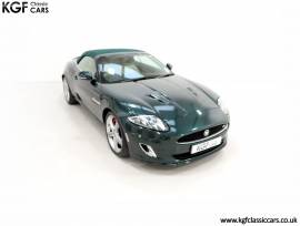An Opulent Jaguar XKR Convertible with 15655 Miles, British Racing Green, £ 29,995