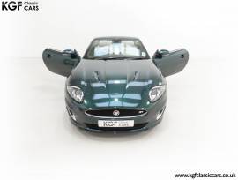 An Opulent Jaguar XKR Convertible with 15655 Miles, British Racing Green, £ 29,995
